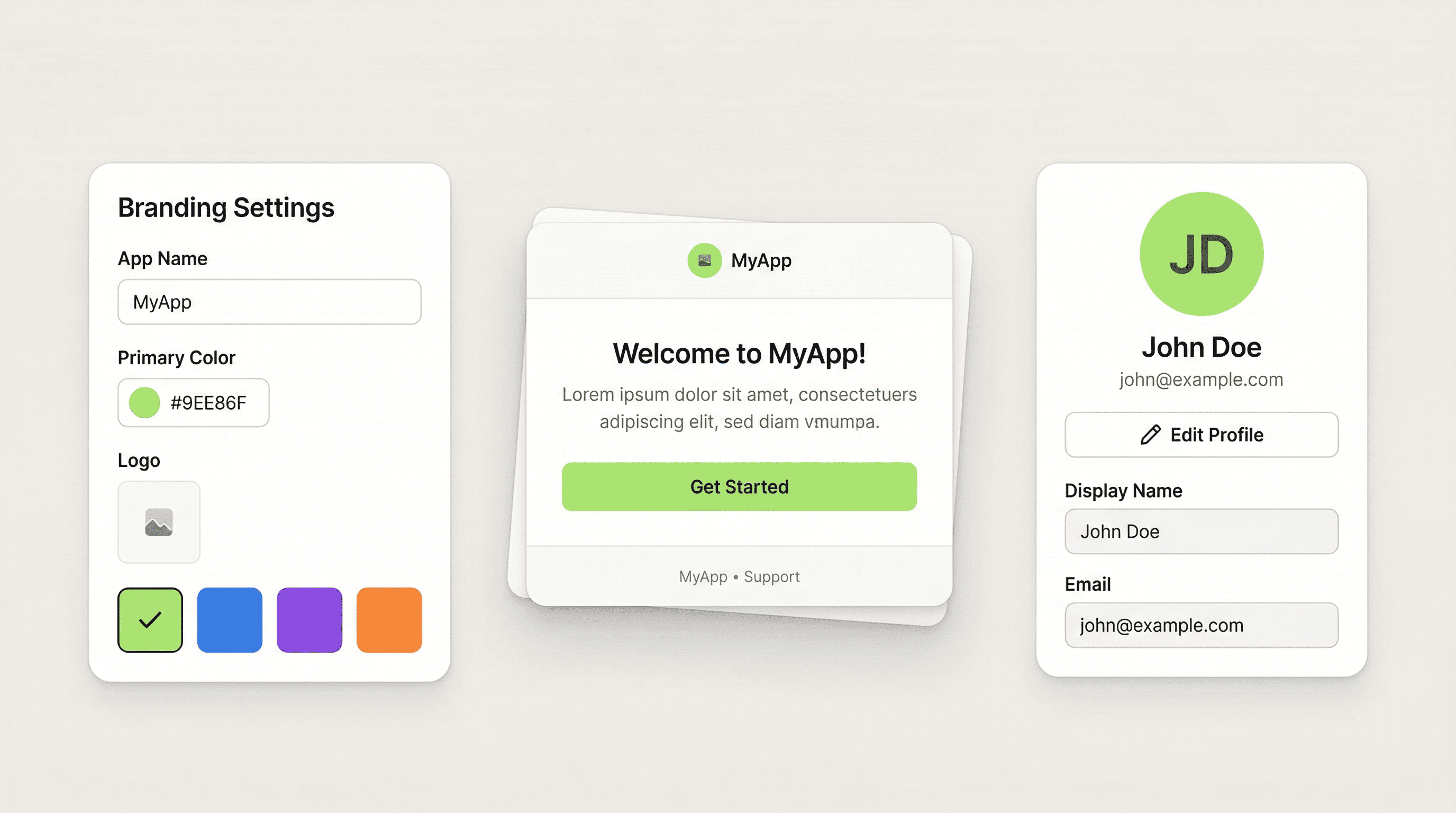 Customize Framer Auth: Branding, Emails, Profiles, Avatars