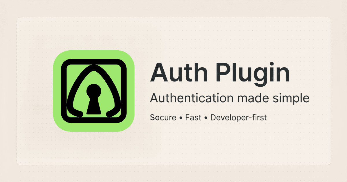Auth Plugin: Framer Login & Authentication Without Code